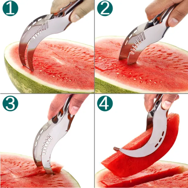 Praktický škrabka na melóny