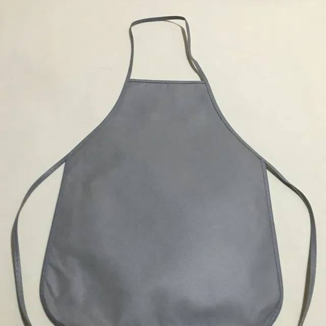 Baby waterproof single color apron Noah