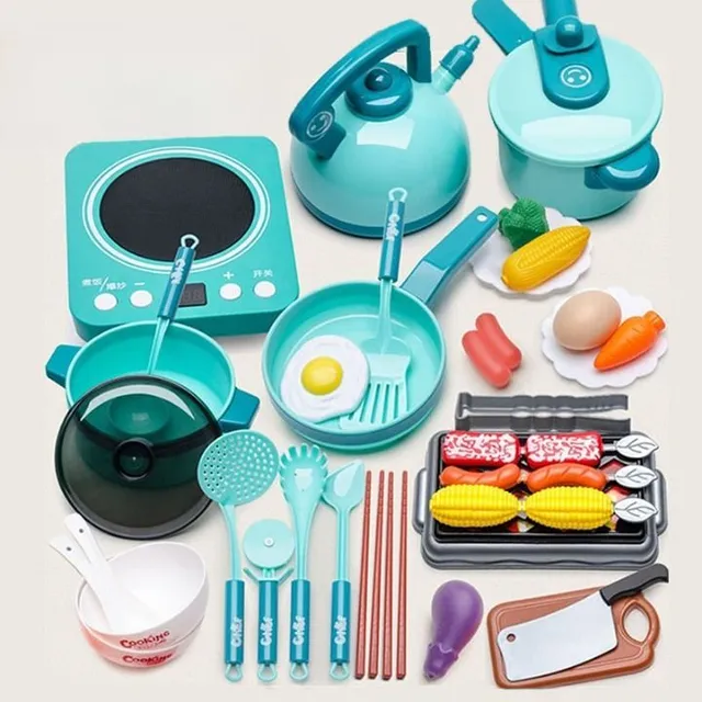Plastic Food Set for Kids Play Food Toy