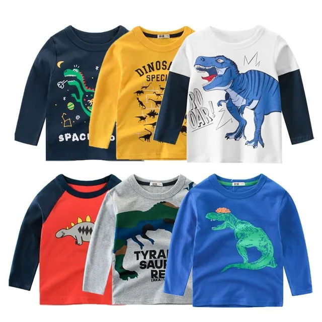 Jungen Baumwoll T-Shirt mit Dinosaurier