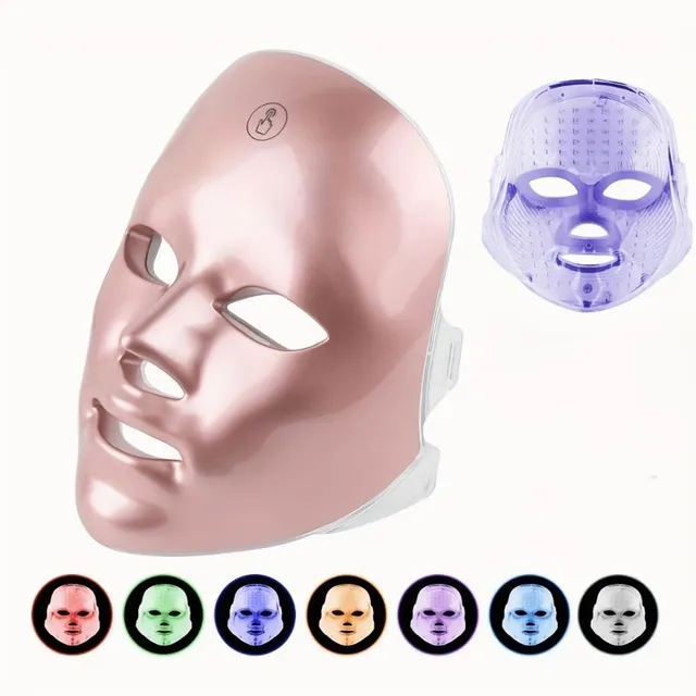 Led Light Care Mask, 7 kolorów Photon Aparat piękności twarzy,