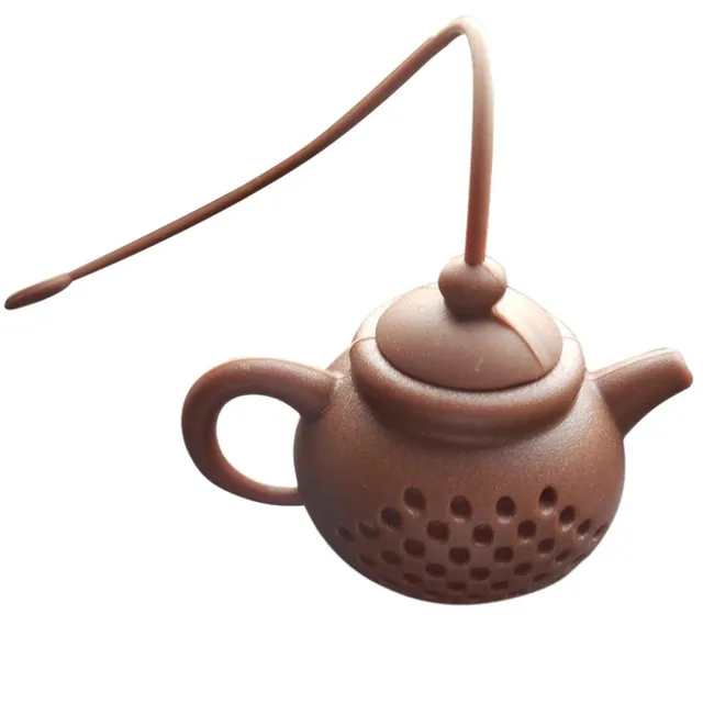Silicone strainer for teapot