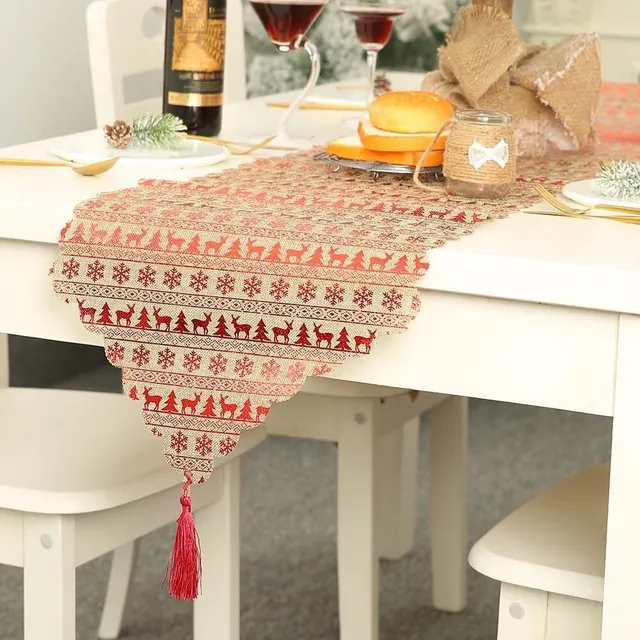 Christmas decorative tablecloth