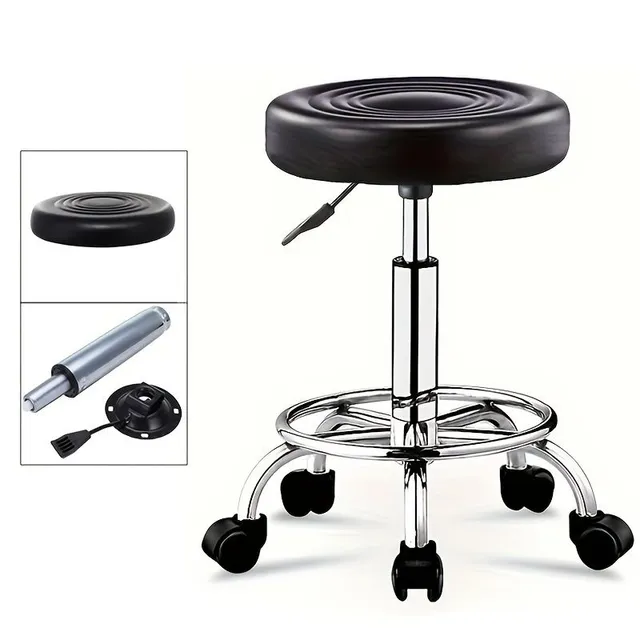 1p Scroller Chair With Adjustable Height Roller Stools Swimming Chair Professional Hairdressing Accessories For Home Use In Hairdressing