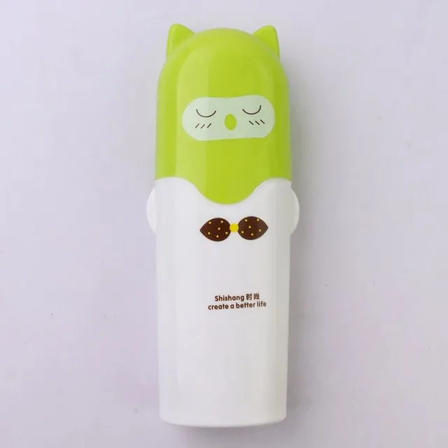 Children's travel toothbrush case