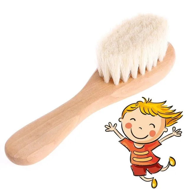 Brosse pour les premiers cheveux de bébé