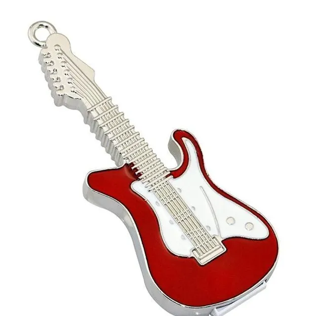 Pamięć flash USB gitara elektryczna czerwona 32GB