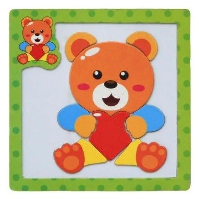Wooden education puzzle for children Ainsley 1