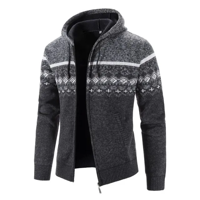 Stylish men's insulated sweatshirt WARMIE