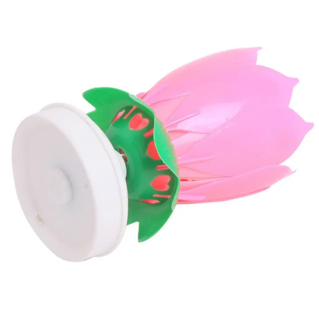 Musical lotus shaped candles - 5 colours