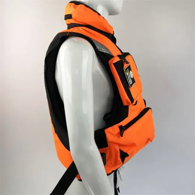 Rescue vest for adults with adjustable lift for water sports