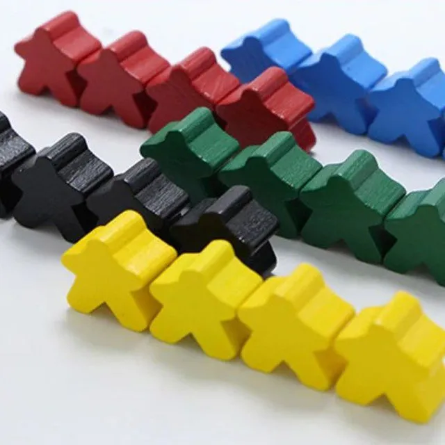 Pótoljuk a Meeples fadarabjait társasjátékokhoz, 100 / 20 darab