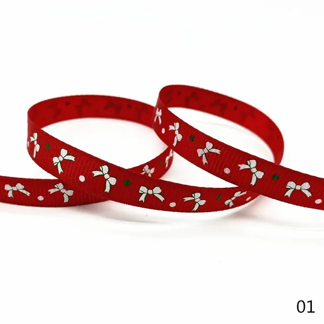 Christmas ribbon with print