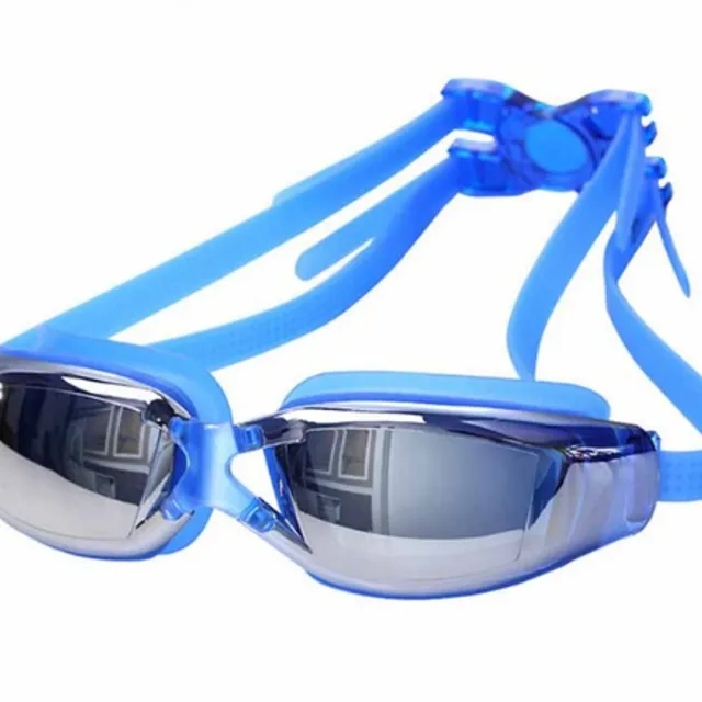 Profesionálne plavecké okuliare modra