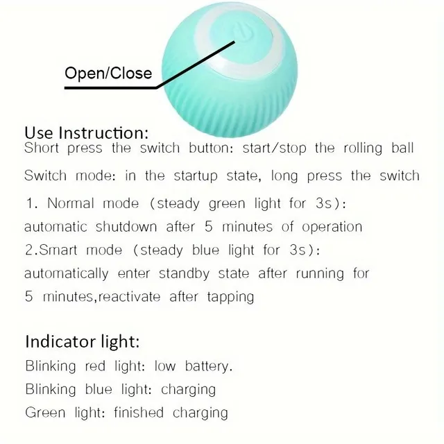 Interactive Electric Ball Toy for Cats - Self-propelled and Intelligent - For Playful Kota and Cats