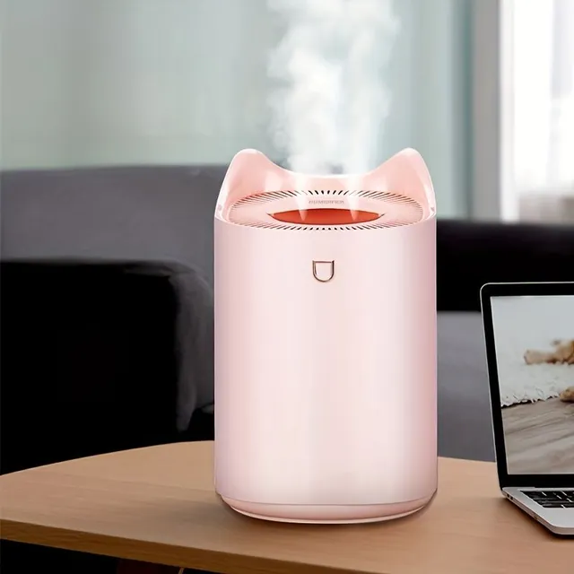 Air humidifier with backlight - Great capacity, cool fog