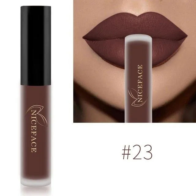 Matt waterproof long-lasting lipstick - more colors