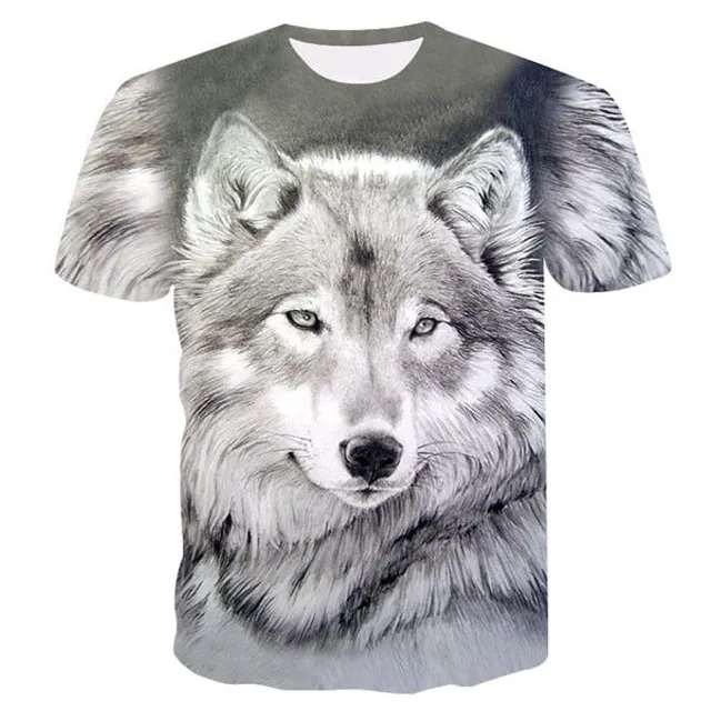 Tricou modern 3D pentru bărbați Animal