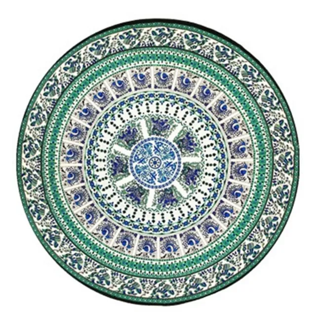 Modern original stylish beach towel with theme colorful mandala