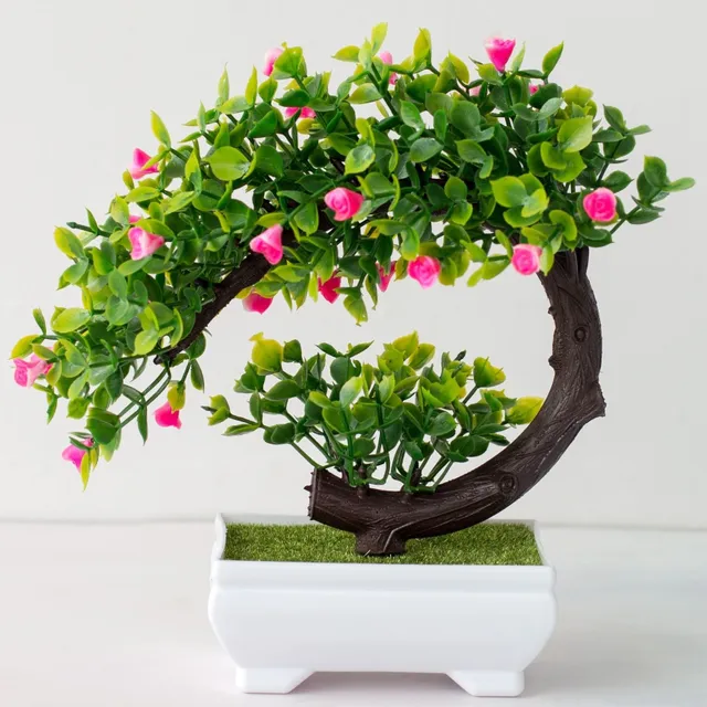 Umelé bonsai v hrnci