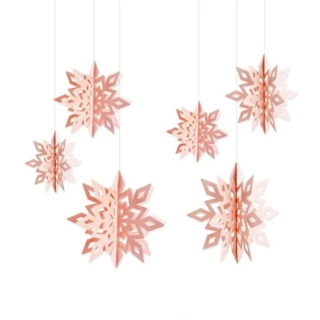 Decorative Christmas Flakes - 6 pcs