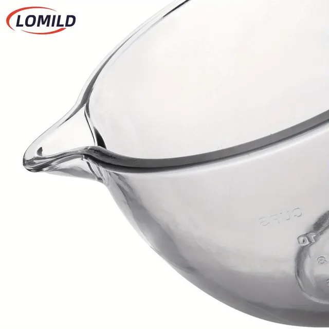 Glass mixing bowl, 5 QT for KitchenAid 4,5 and 5 qt table mixers with tilt head