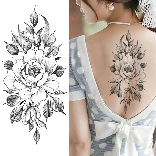 Beautiful color temporary tattoo DMZ013