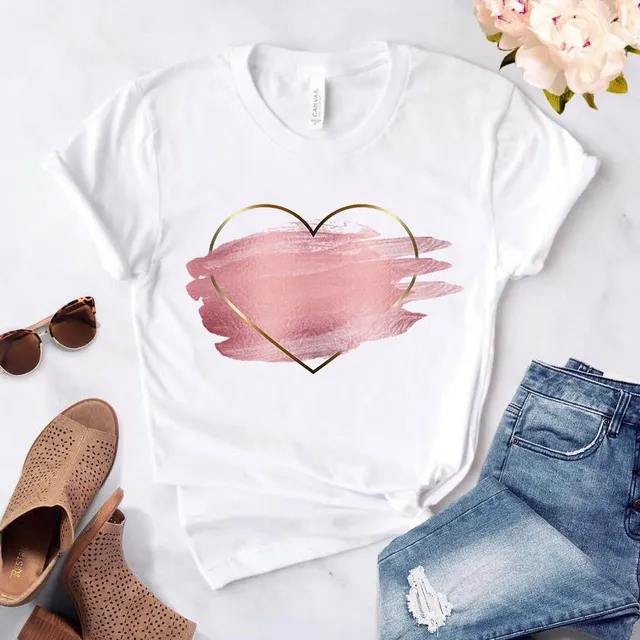 Women's summer t-shirt Heart