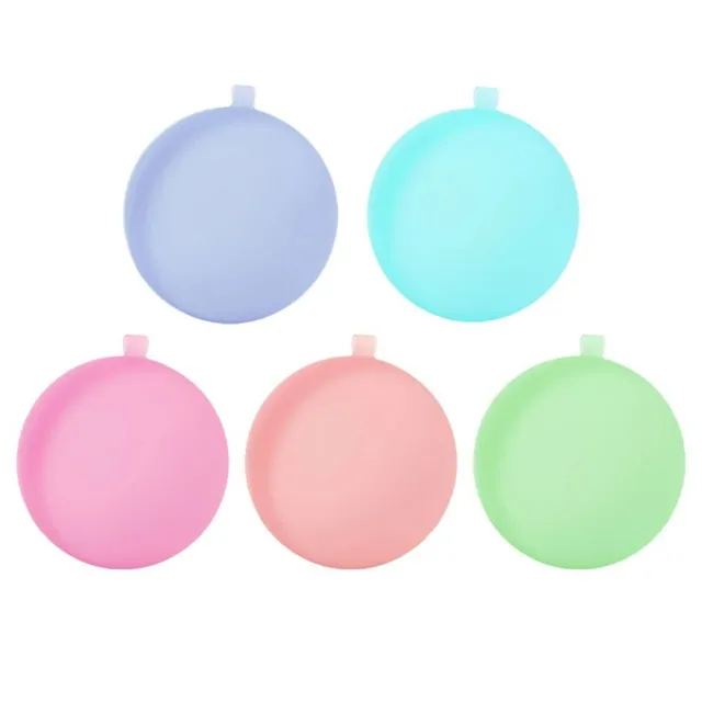 Silicone reusable water balloons in various pastel summer colours 5pcs