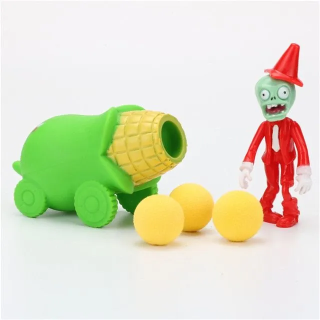 Shooting toy in the form of Plants vs Zombies characters