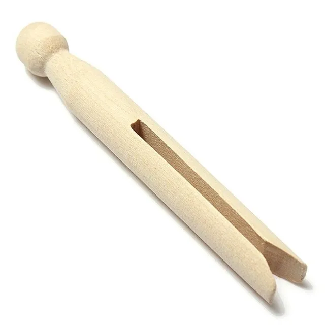 Wooden pegs for underwear 10 pcs