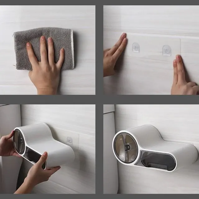 Practical toilet paper organizer