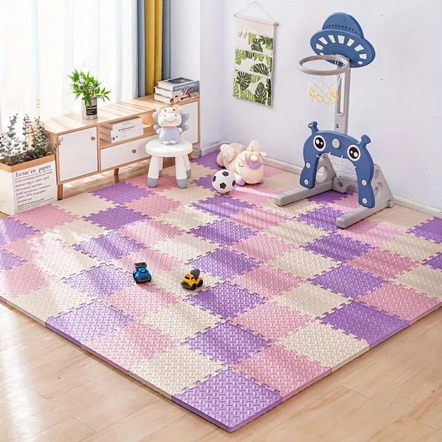 8pcs Safe entertainment within reach: Children's anti-slip puzzle pads for climbing and playing