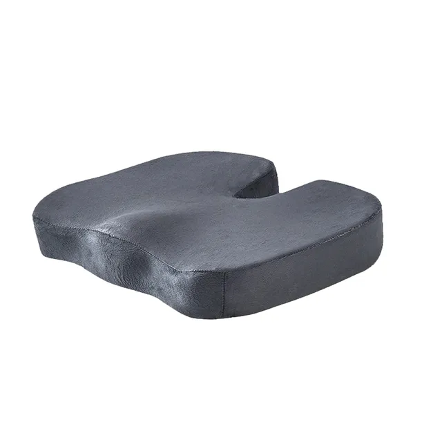 Memory foam seat cushion Memory foam pillow for seating Velura cover for hip support Massage pillow 45 x 35 x 7 cm