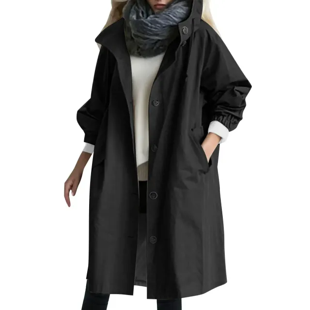 Cappotto donna autunno casual medio lungo