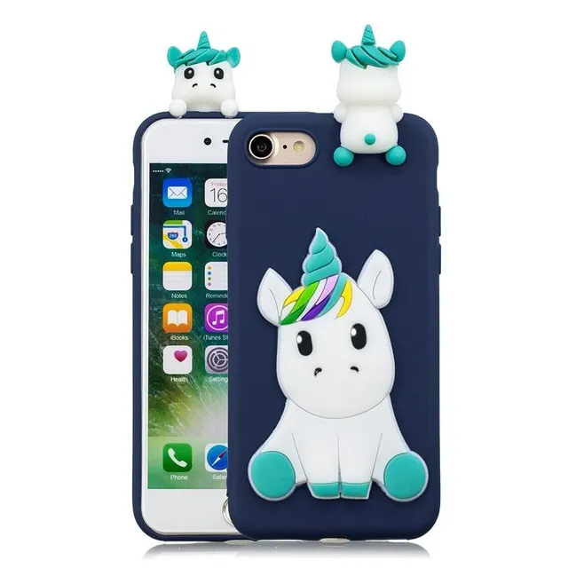 Husă drăguță pentru iPhone Unicorn