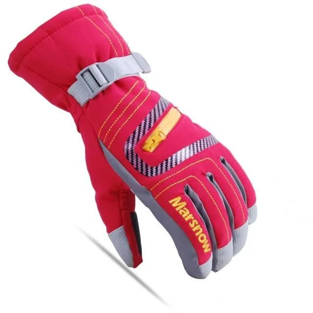 Unisex ski gloves