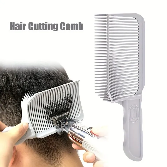 Universal hairdressing comb for smooth transitions and hair shaping, ideal for barbers and home use