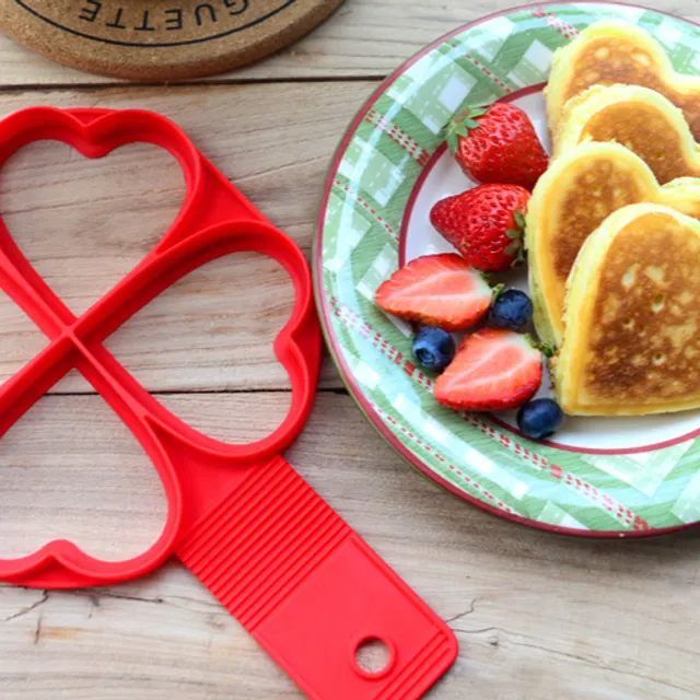 Silicone non-stick pancake mould