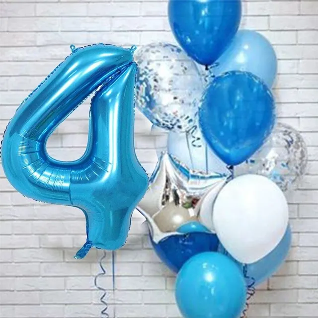 Zestaw balonów urodzinowych 12 szt.