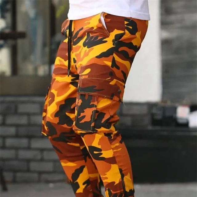 Pantalons jogger camouflage tendance pour homme Henry