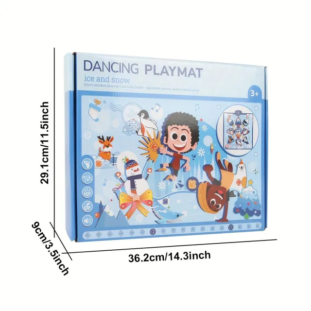 Dance Washer Dance Mixer Rhythm Krok Play Mat - Dance hra Vianočné darčeky Narodeniny pre chlapcov hračky - Dance Washer LED svetlá, nastaviteľný objem, vstavaná hudba