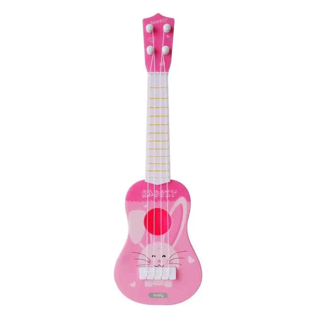 Mini edukacyjna gitara dla dzieci z słodkim drukiem