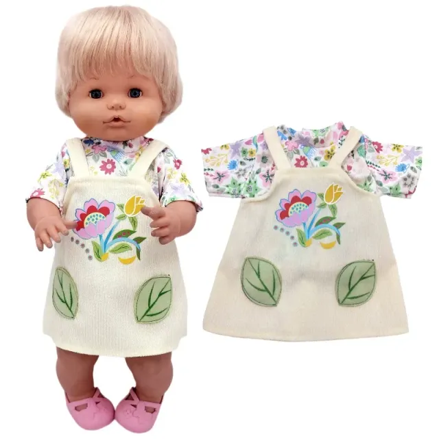 Roztomilé oblečení na dětskou vlasatou panenku o velikosti 40 cm - Více variant