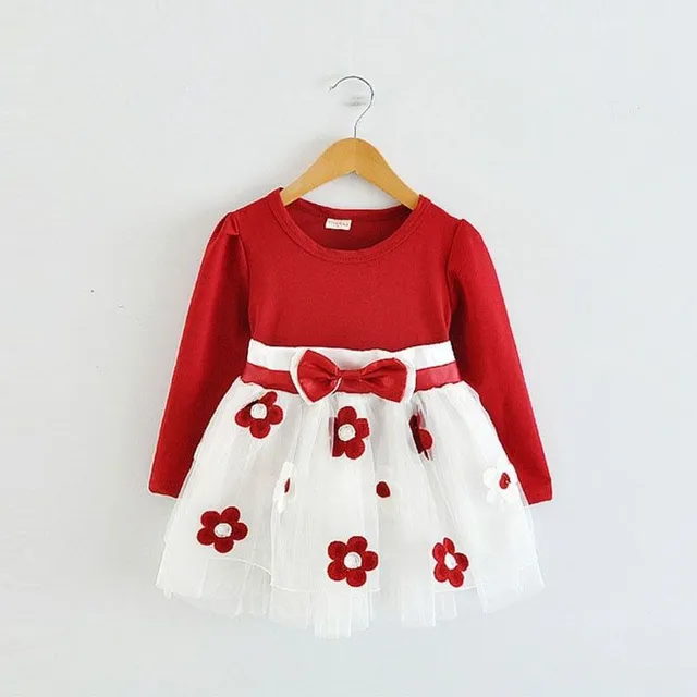 Original baby dresses Christens red-dress 3m