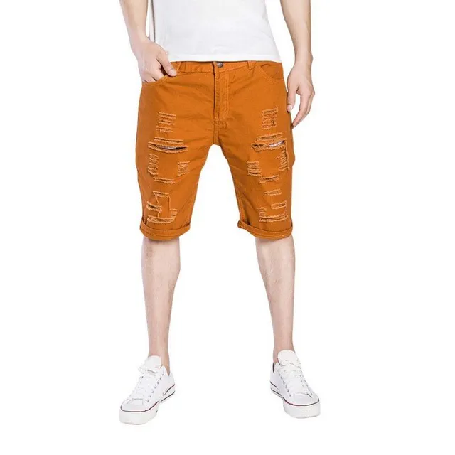 Men's casual torn denim shorts Douglas