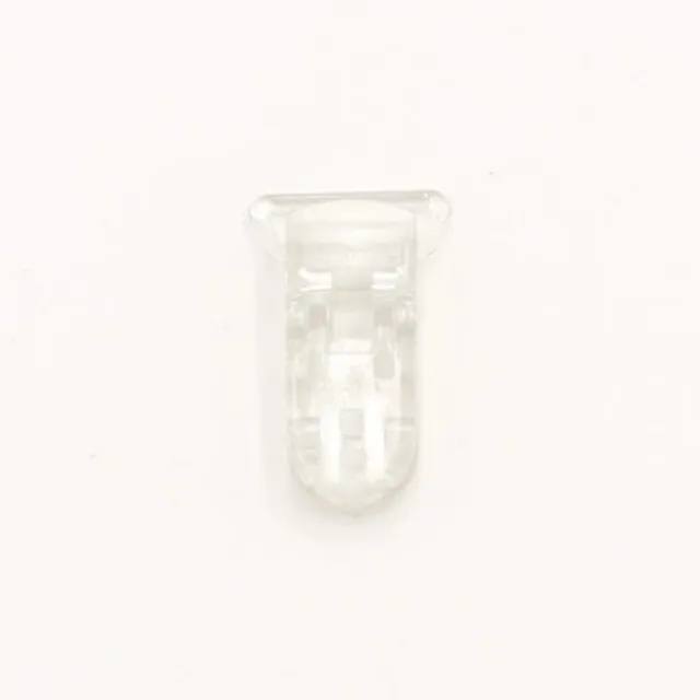 Plastic pacifier clip - 5 pcs pruhledna