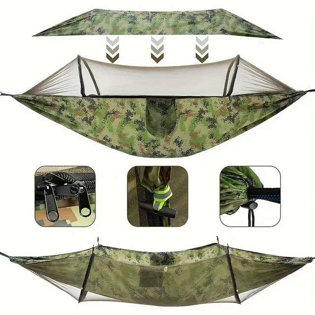 Outdoor 3in1 hammock with mosquito net