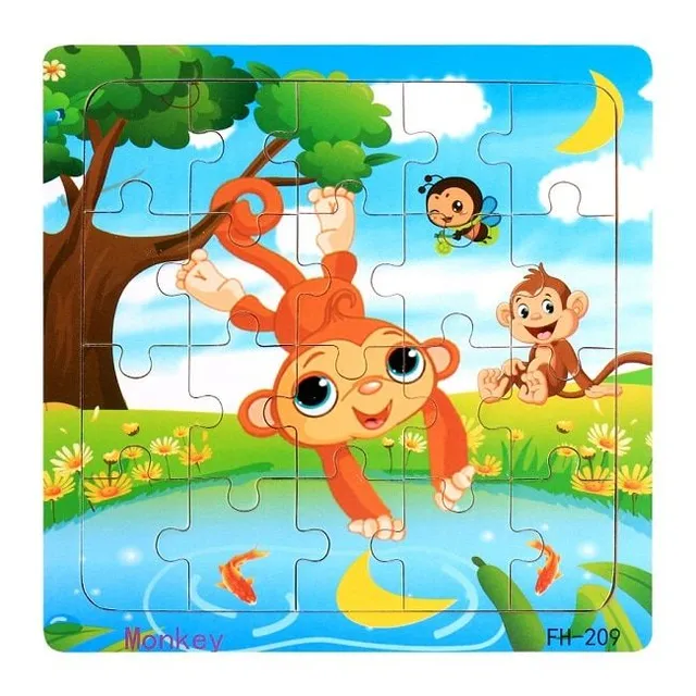 Super puzzle obrazkowe dla dzieci 20 sztuk