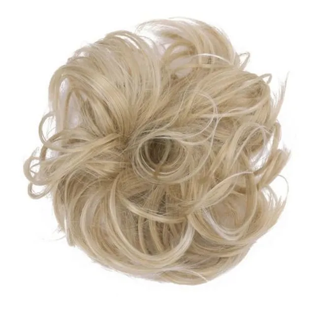 Hairpiece on elastic band - various colours